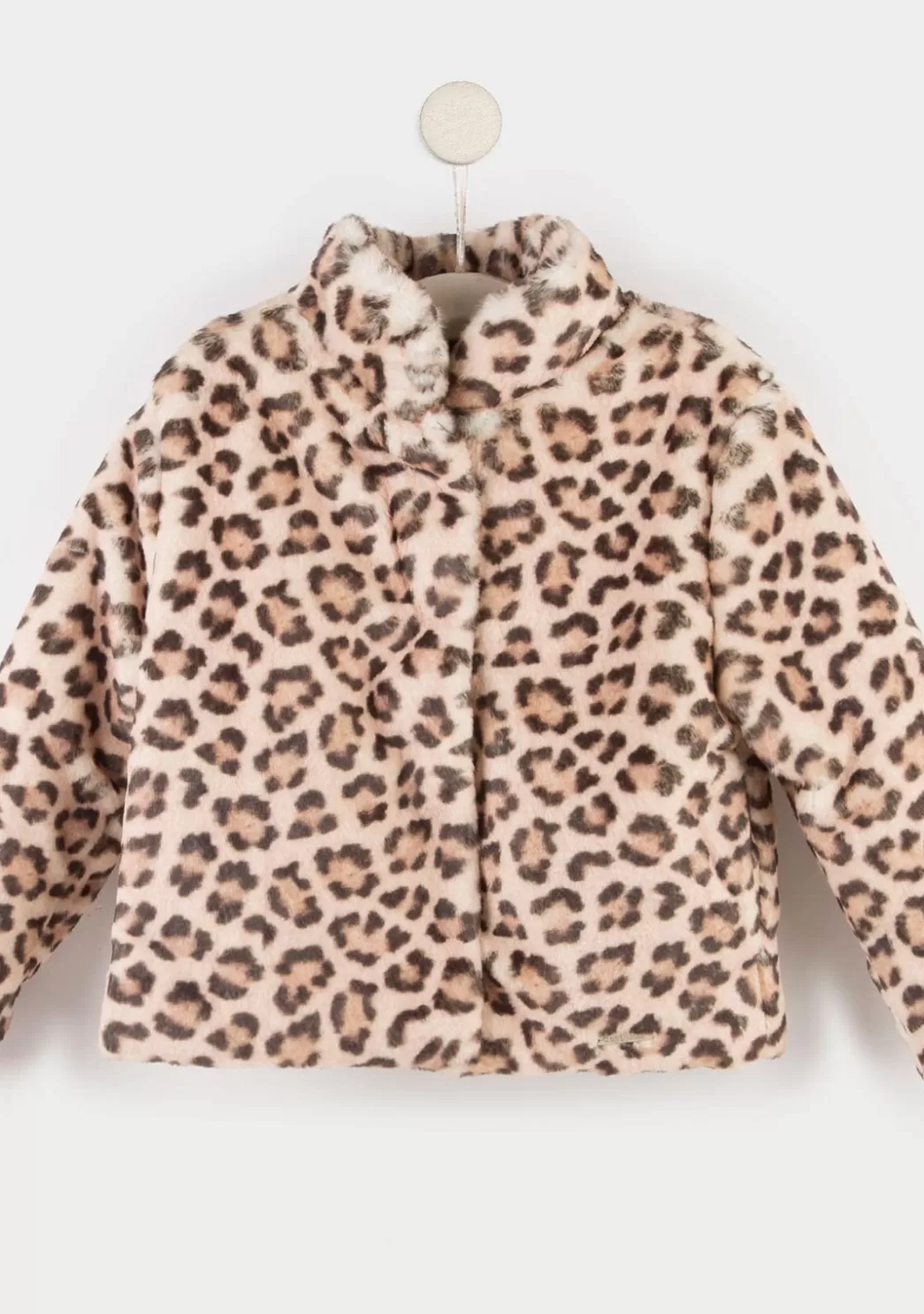 Flash Sale Abrigo Pelo De Niña Leopardo Chaquetas