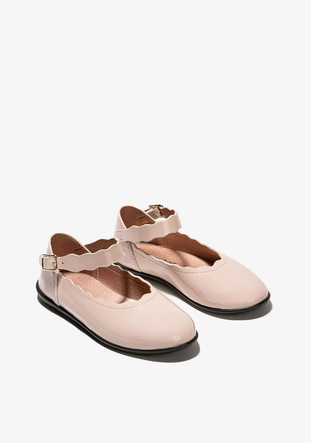 Cheap Bailarinas De Niña Ondas Rosa Zapatos De Ceremonia | Bailarinas