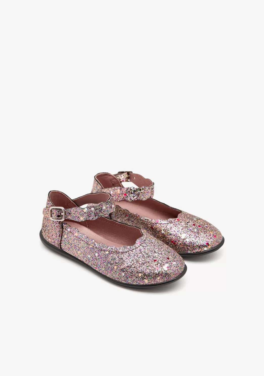 Store Bailarinas Ondas Glitter Multicolor Bailarinas | Zapatos De Ceremonia