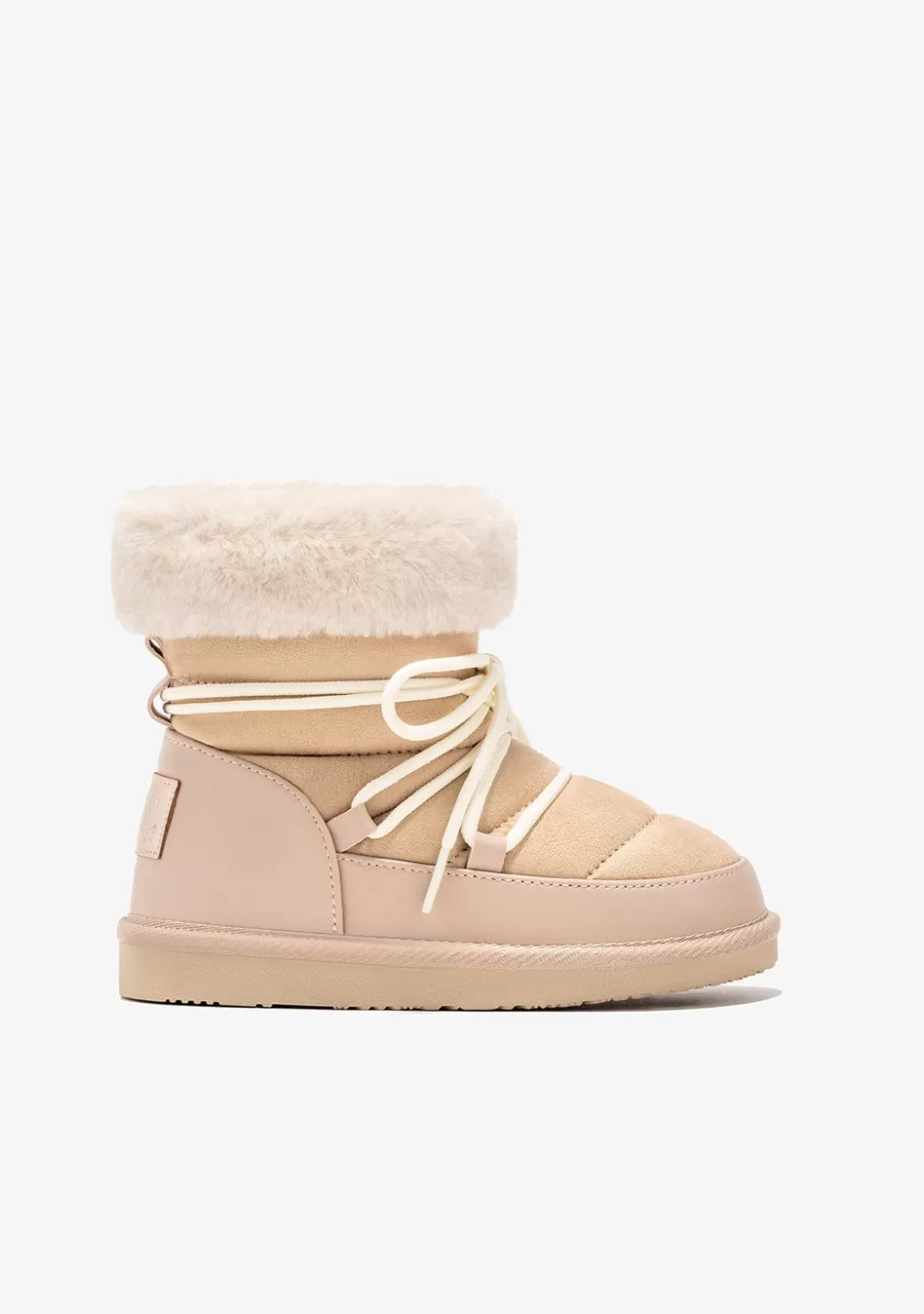 Best Botas Australianas De Niña Cordones Beige B&W Botas Australianas | Botas Australianas