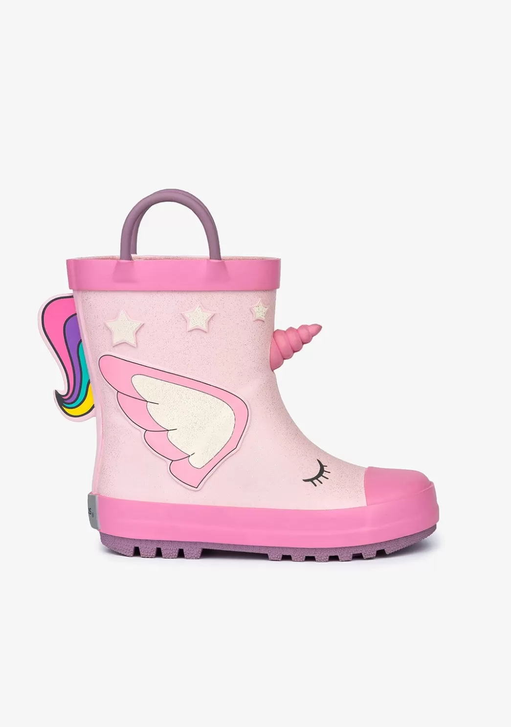 Fashion Botas De Agua Unicornio Goma Rosa Claro Botas De Agua | Botas De Agua