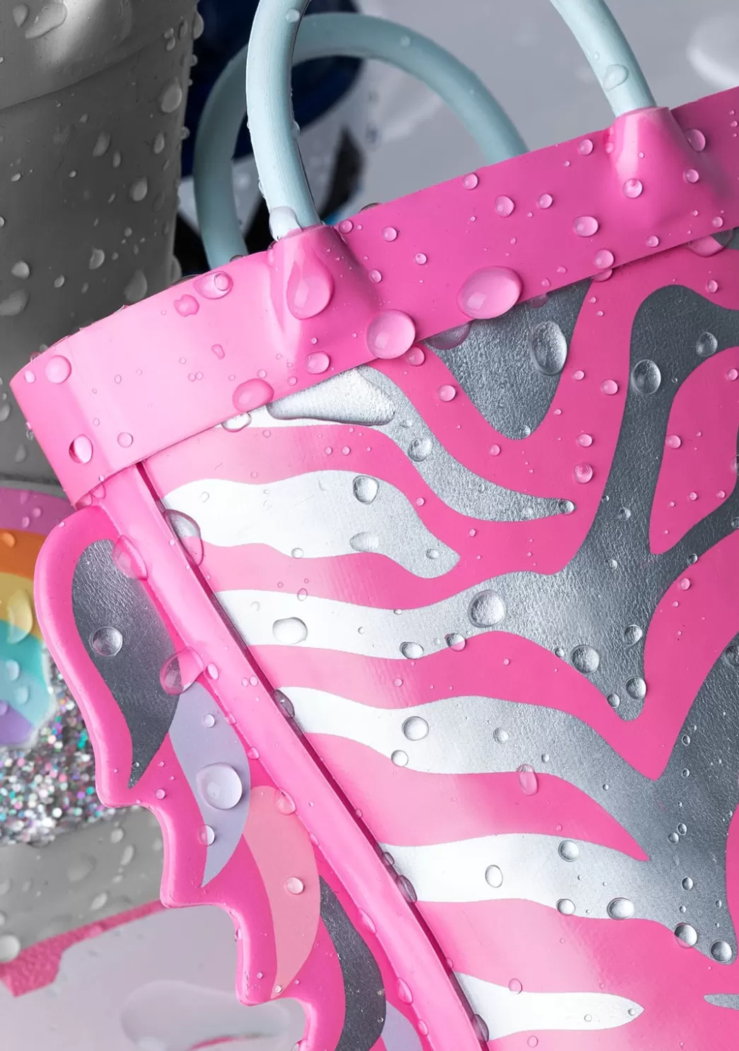 Online Botas De Agua Unicornio Rosa De Goma Botas De Agua | Botas De Agua