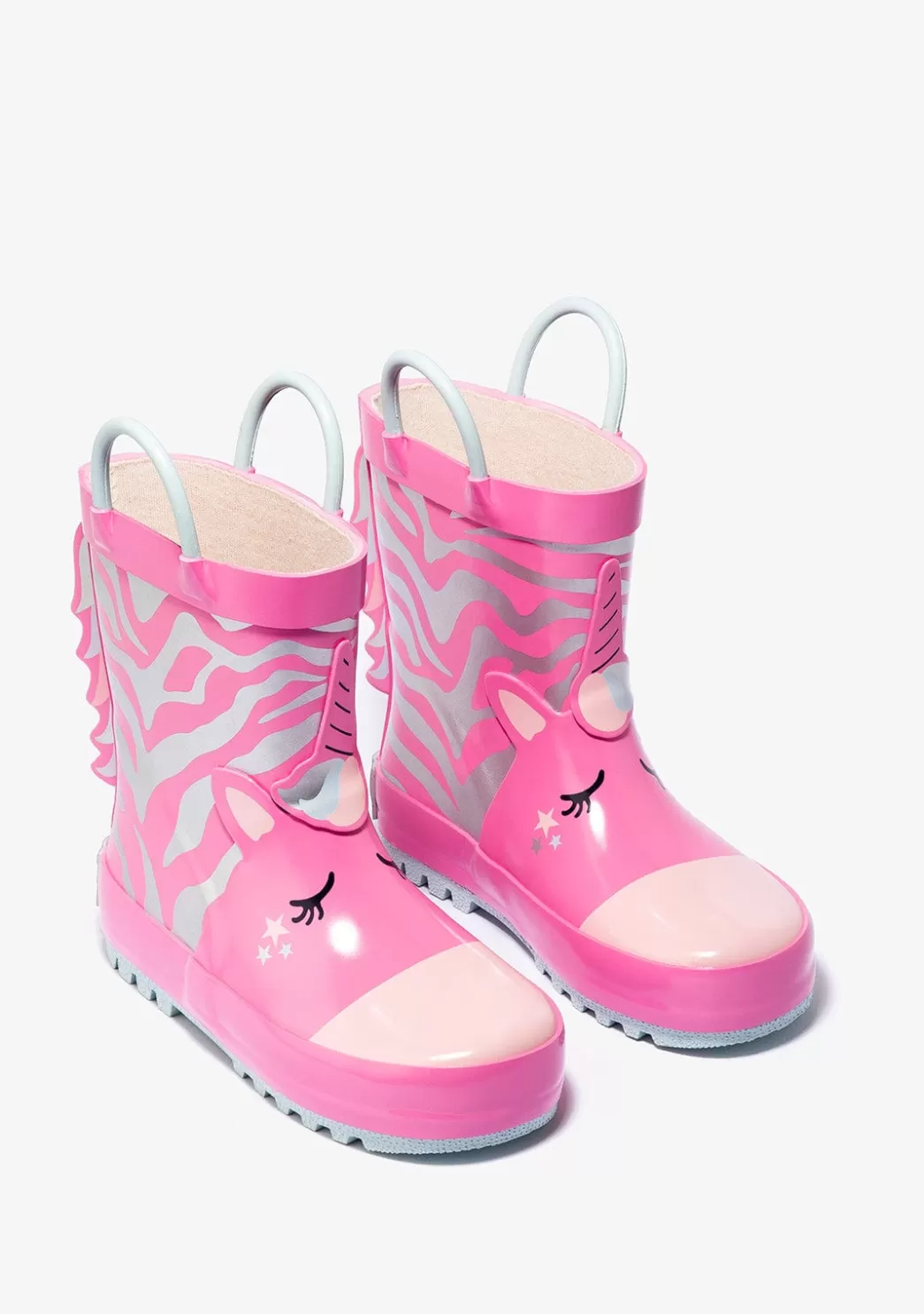 Online Botas De Agua Unicornio Rosa De Goma Botas De Agua | Botas De Agua