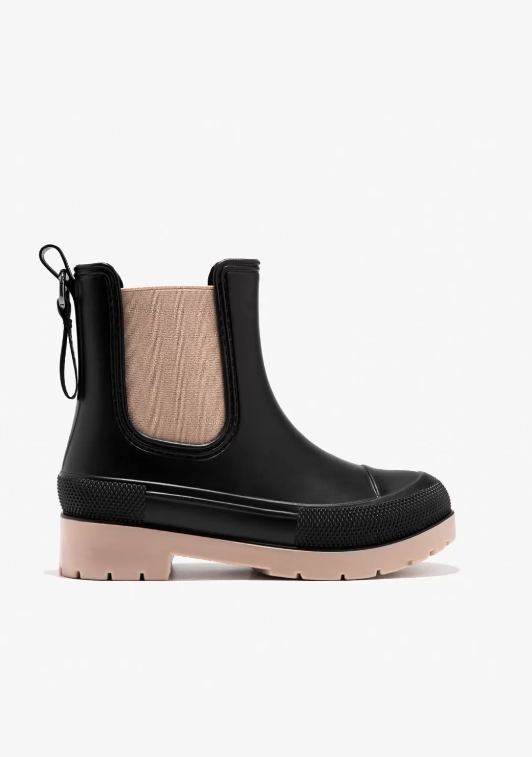 Outlet Botas De Agua Unisex Negro Beige B&W Botas | Botas De Agua