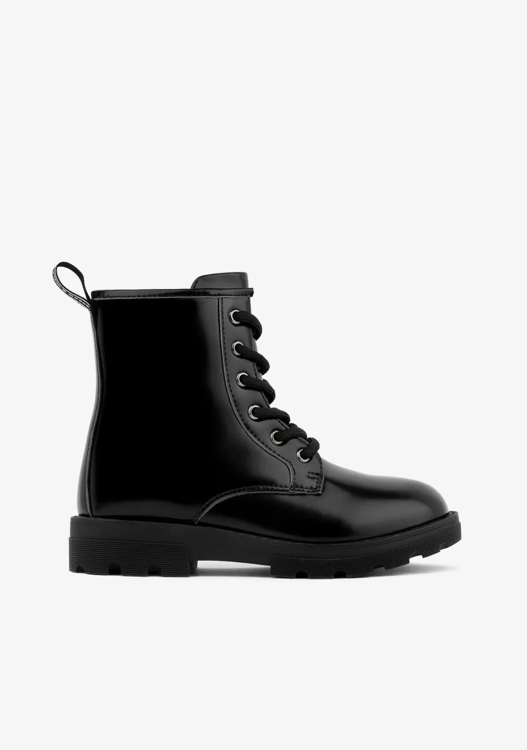 Online Botas De Niña Militares Negro B&W Botas | Botas