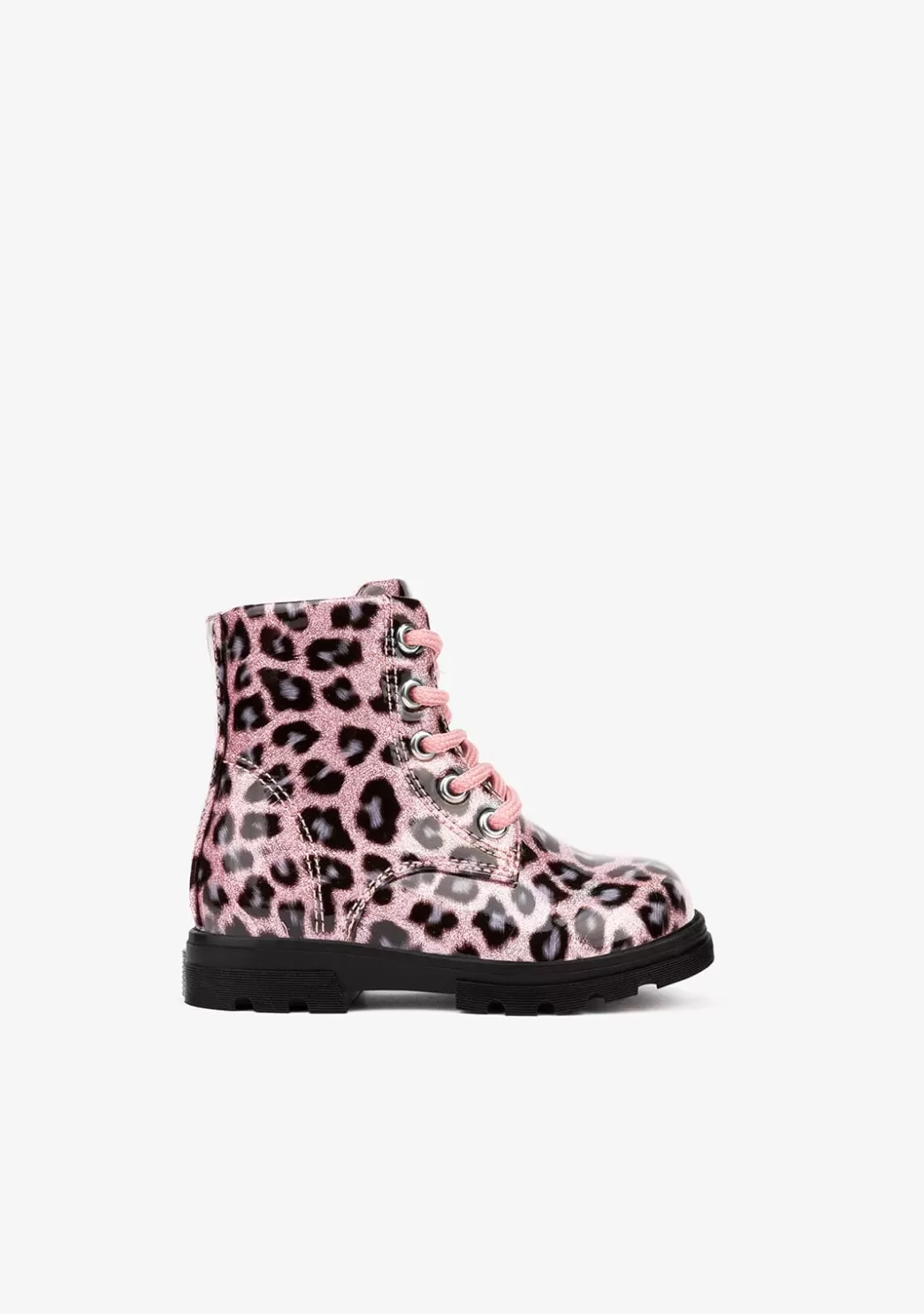 Hot Botas Militares De Bebé Leopardo Rosa Botas | Botas