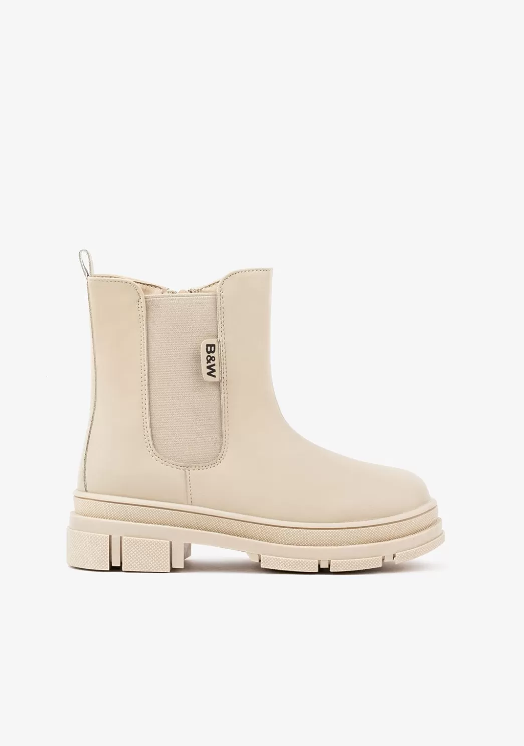 Sale Botines De Niña Chelsea Beige Botas | Botas