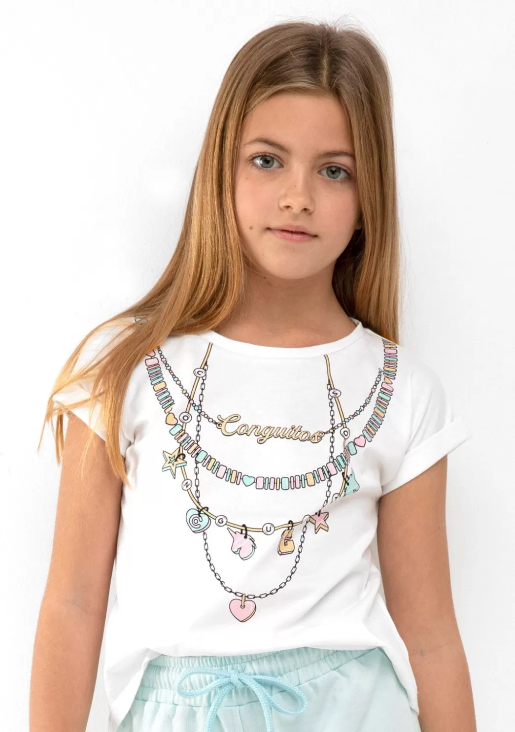 Shop Camiseta Collares Blanco Camisetas