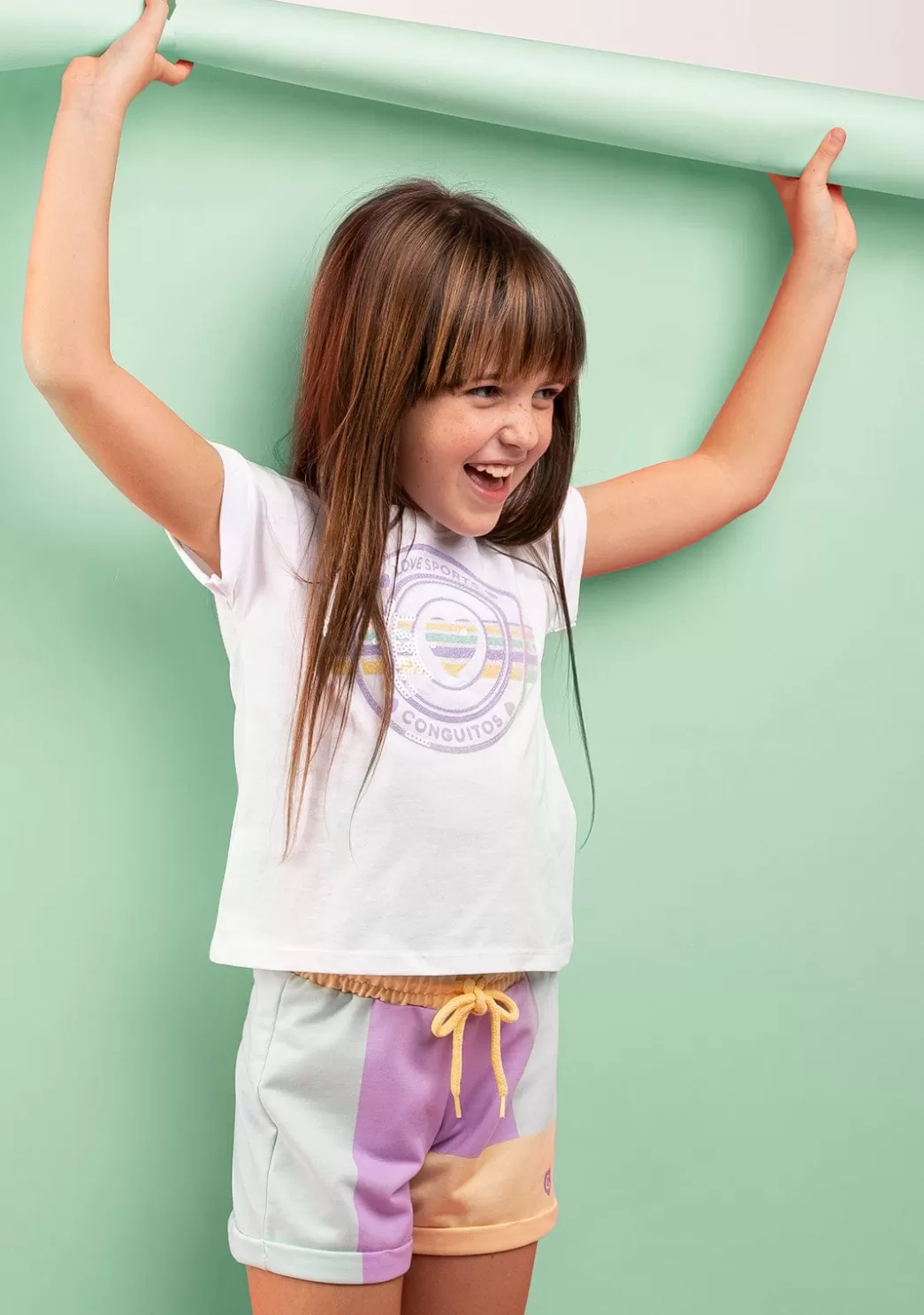 Outlet Camiseta De Niña Love Sports Lentejuelas Camisetas