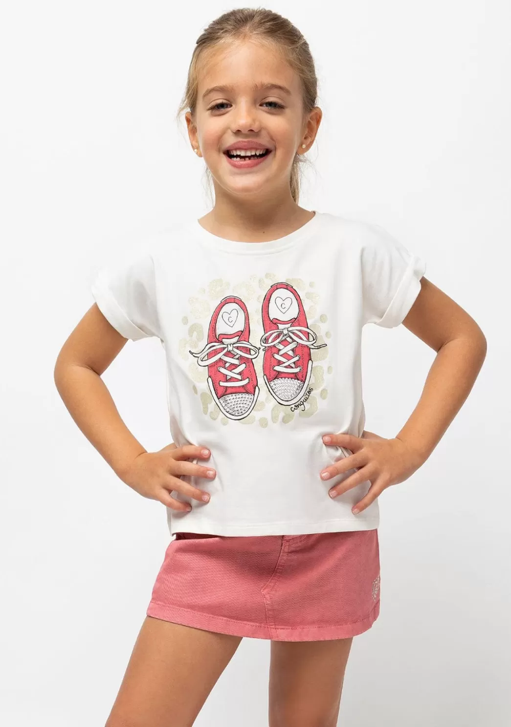 Fashion Camiseta De Niña Zapatillas Camisetas