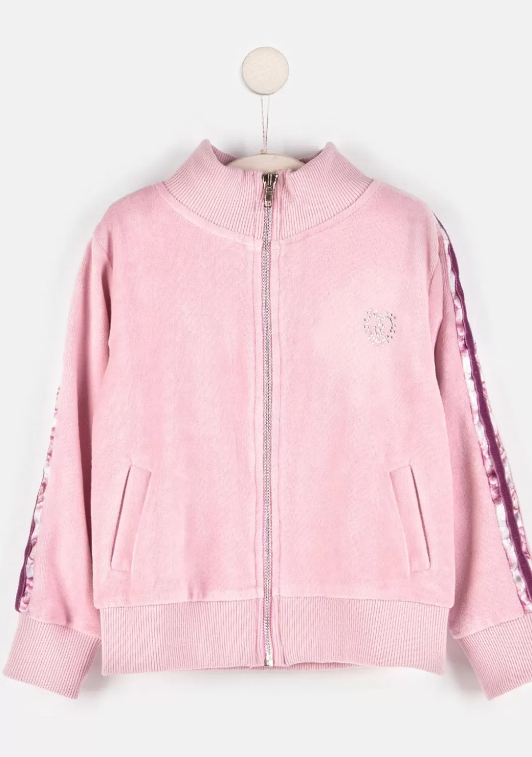 Fashion Chaqueta De Chandal Terciopelo Rosa Chaquetas | Sudaderas