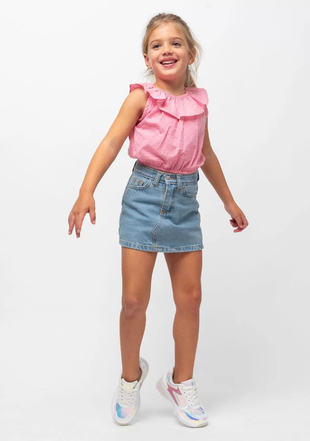 Online Falda De Niña Mini Denim Faldas