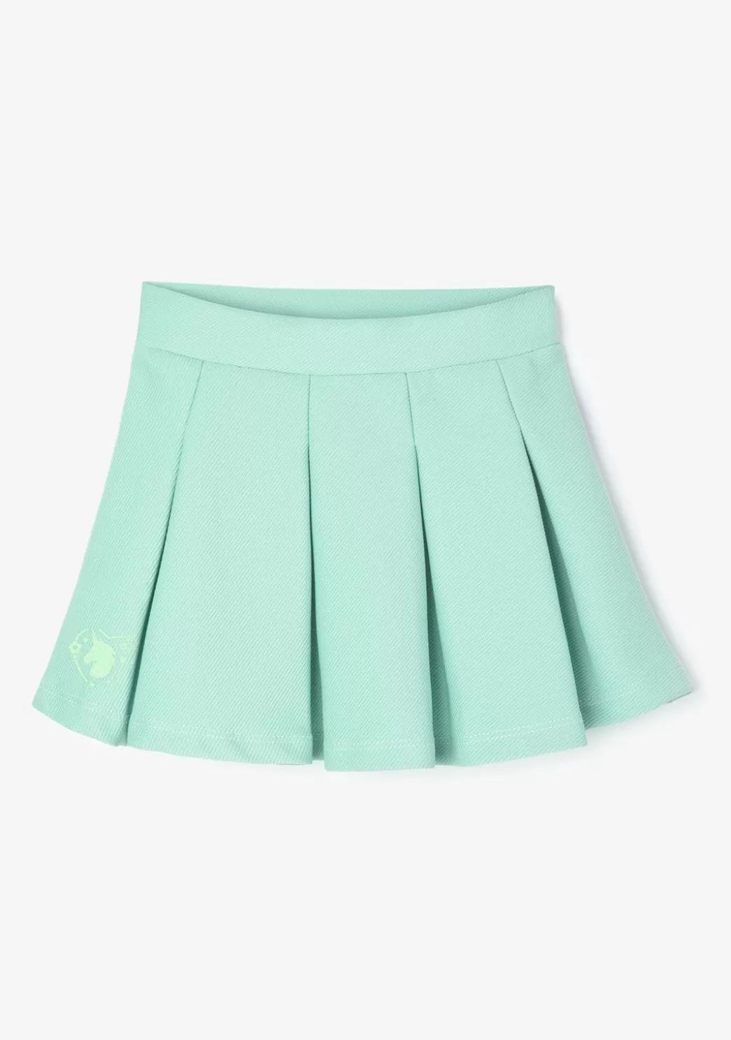 Clearance Falda Niña Plisada Menta Faldas