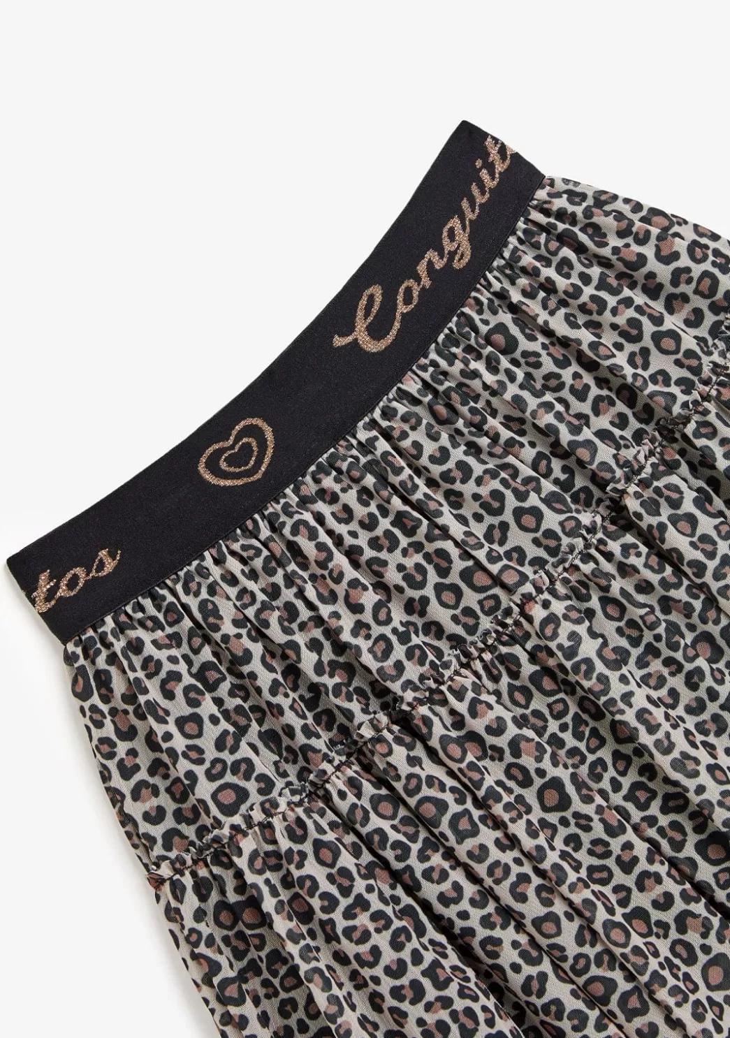 Hot Falda Tul Leopardo Faldas