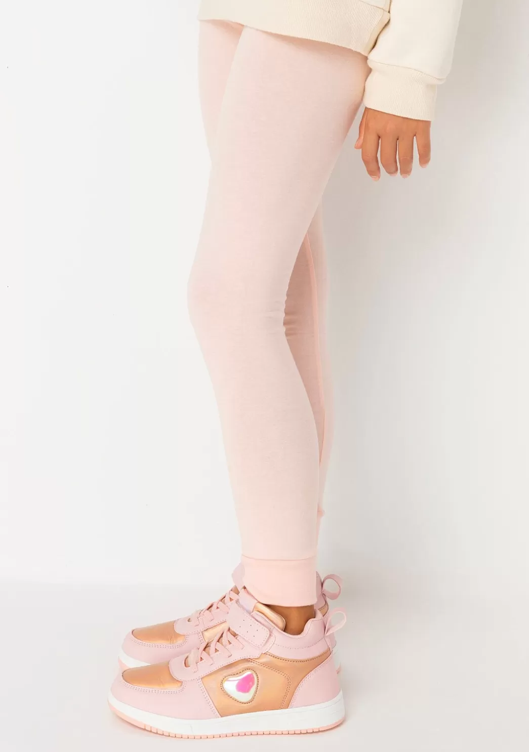 Hot Joggers De Niña Jersey Rosa Pantalones Y Leggins