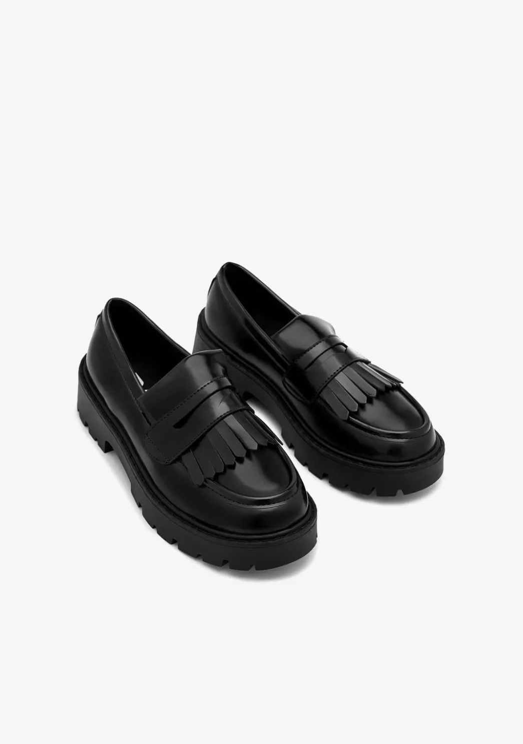 Cheap Mocasines Flecos Negro B&W Zapatos | Colegiales