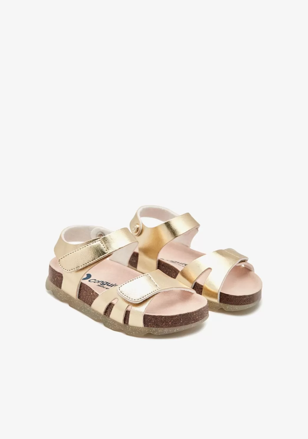 Best Sandalias BIO Tiras Oro Sandalias | Sandalias Bio