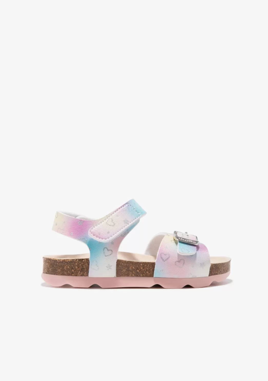 Clearance Sandalias Corazones Estrellas Multicolor Sandalias Bio | Sandalias