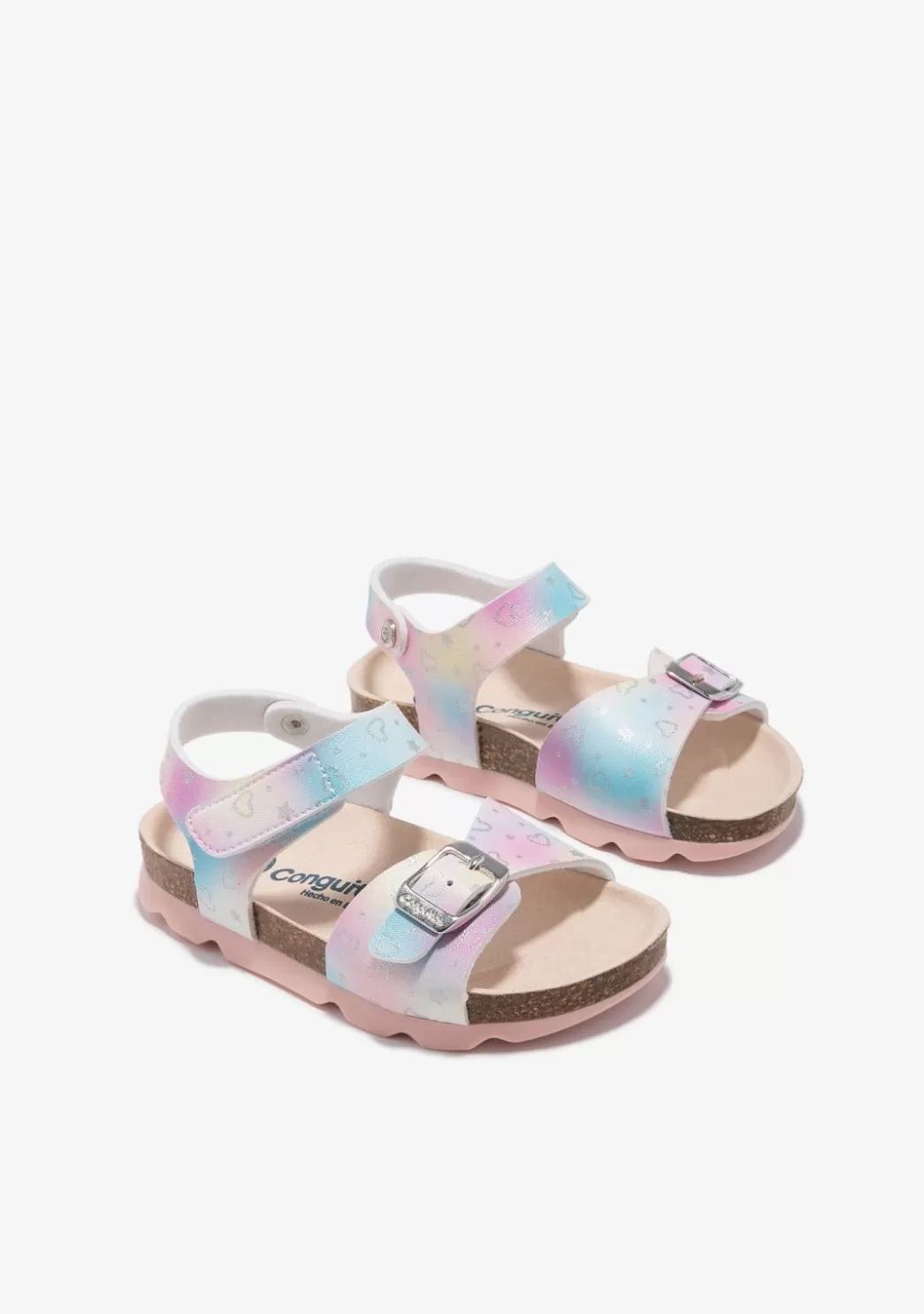 Clearance Sandalias Corazones Estrellas Multicolor Sandalias Bio | Sandalias