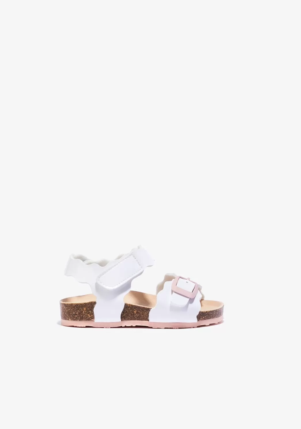 Shop Sandalias De Bebé Bio Charol Blanco Sandalias | Sandalias Bio