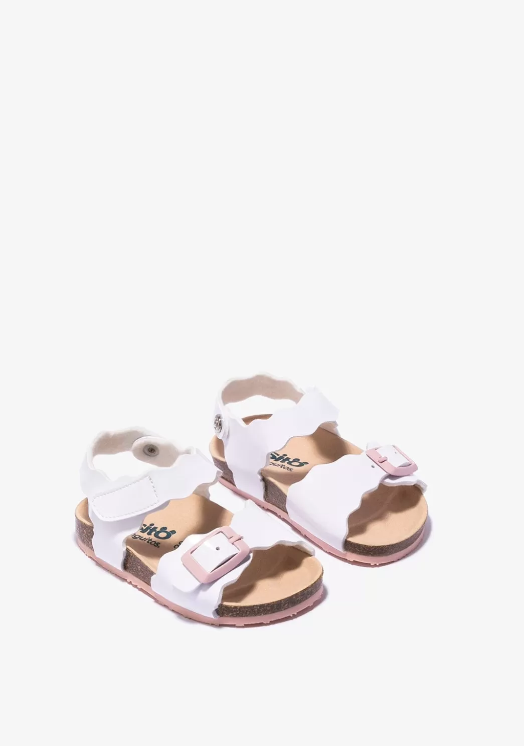 Shop Sandalias De Bebé Bio Charol Blanco Sandalias | Sandalias Bio