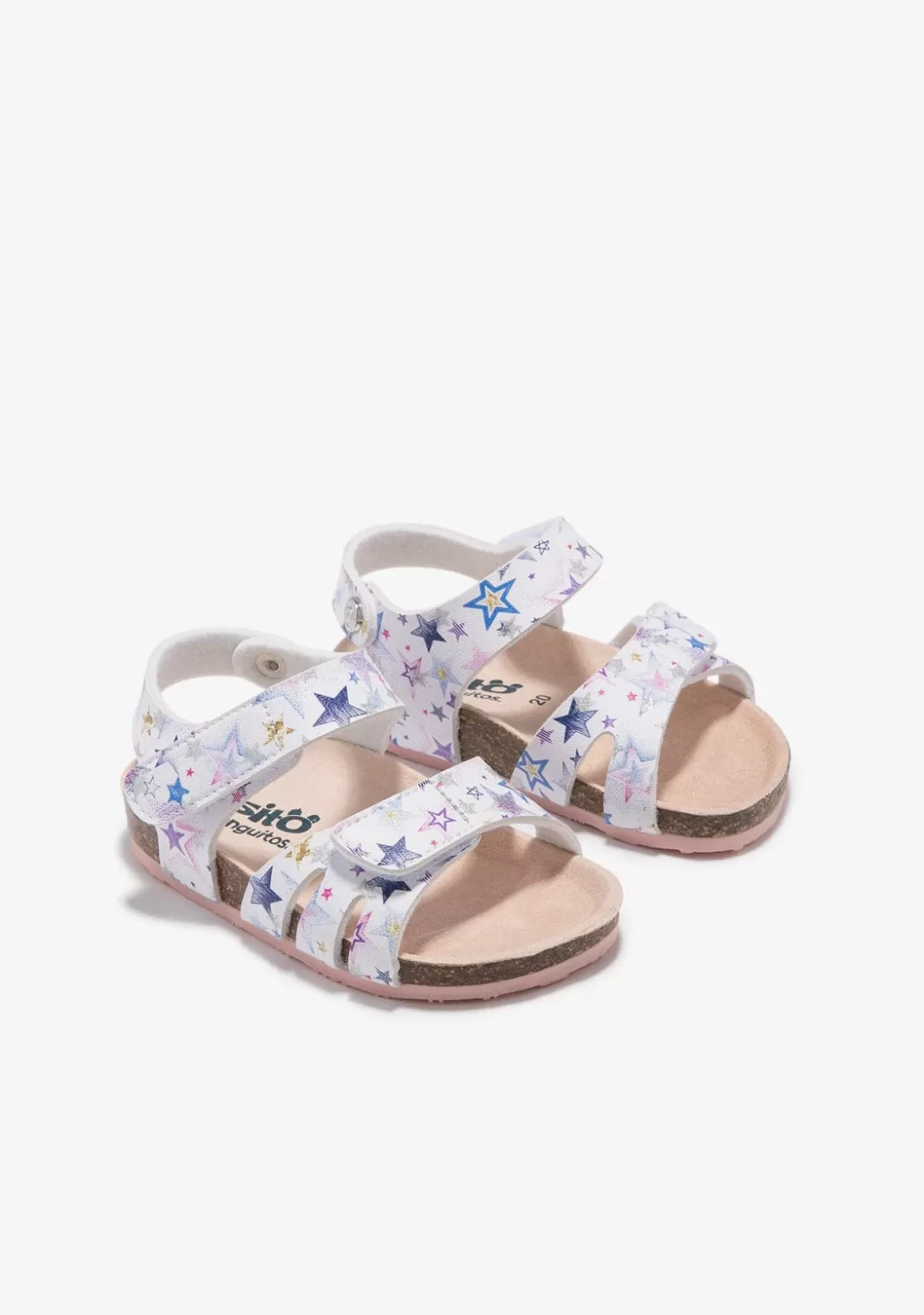 Cheap Sandalias De Bebé Bio Estrellas Multicolor Sandalias | Sandalias Bio