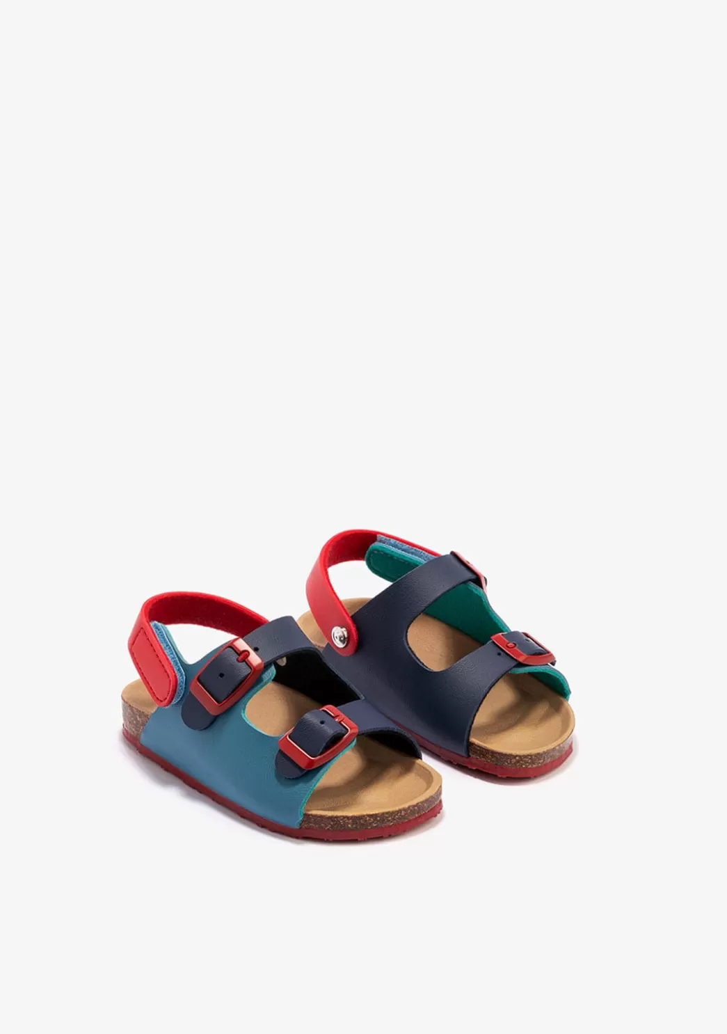 Cheap Sandalias De Bebé Bio Multicolor Azul Sandalias | Sandalias Bio