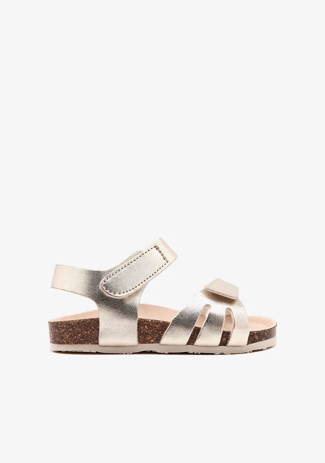 Cheap Sandalias De Bebé Bio Tiras Oro Sandalias | Sandalias Bio