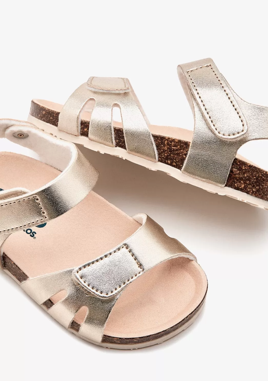 Cheap Sandalias De Bebé Bio Tiras Oro Sandalias | Sandalias Bio