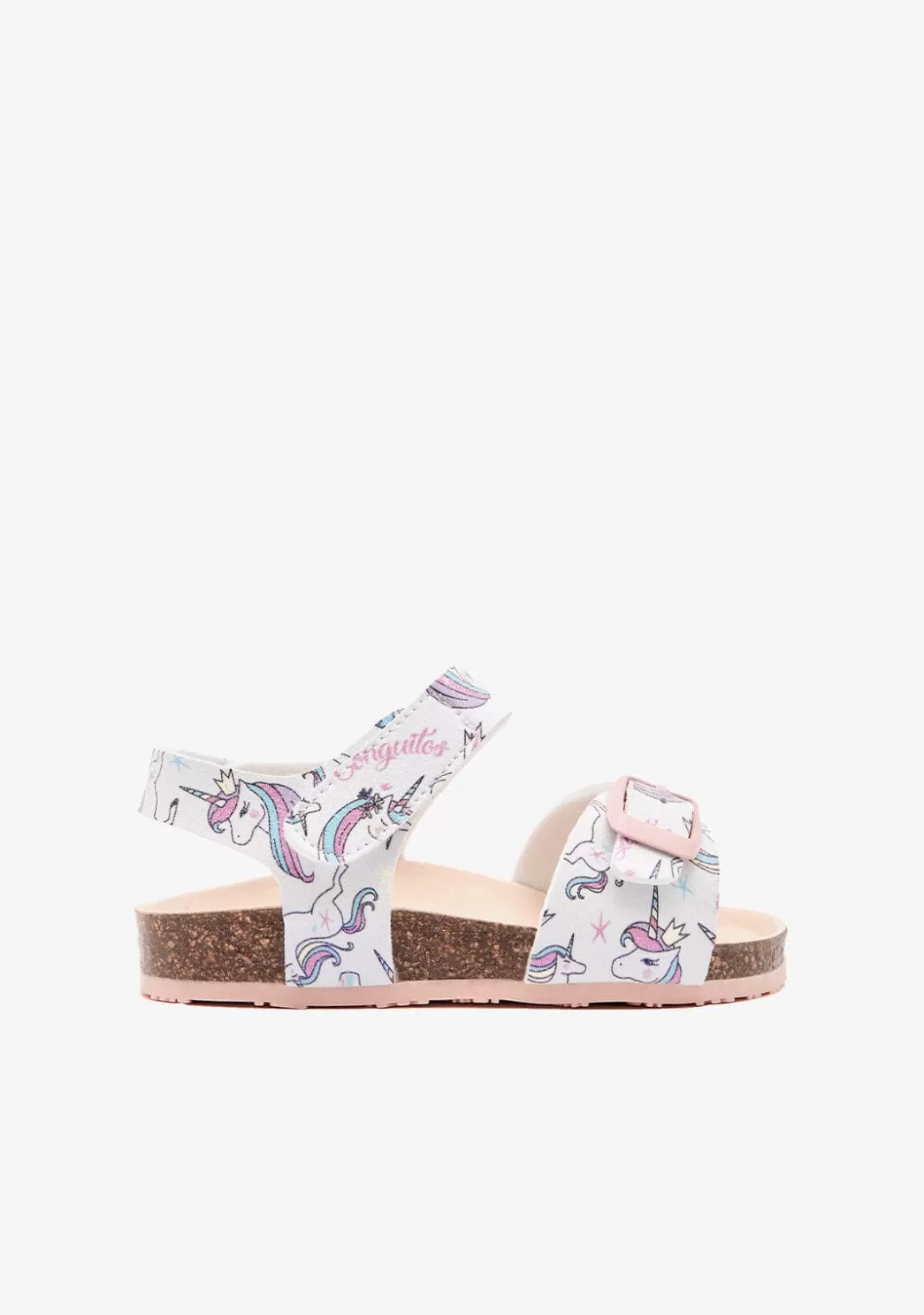 Flash Sale Sandalias De Bebé Bio Unicornios Blanco Sandalias | Sandalias Bio