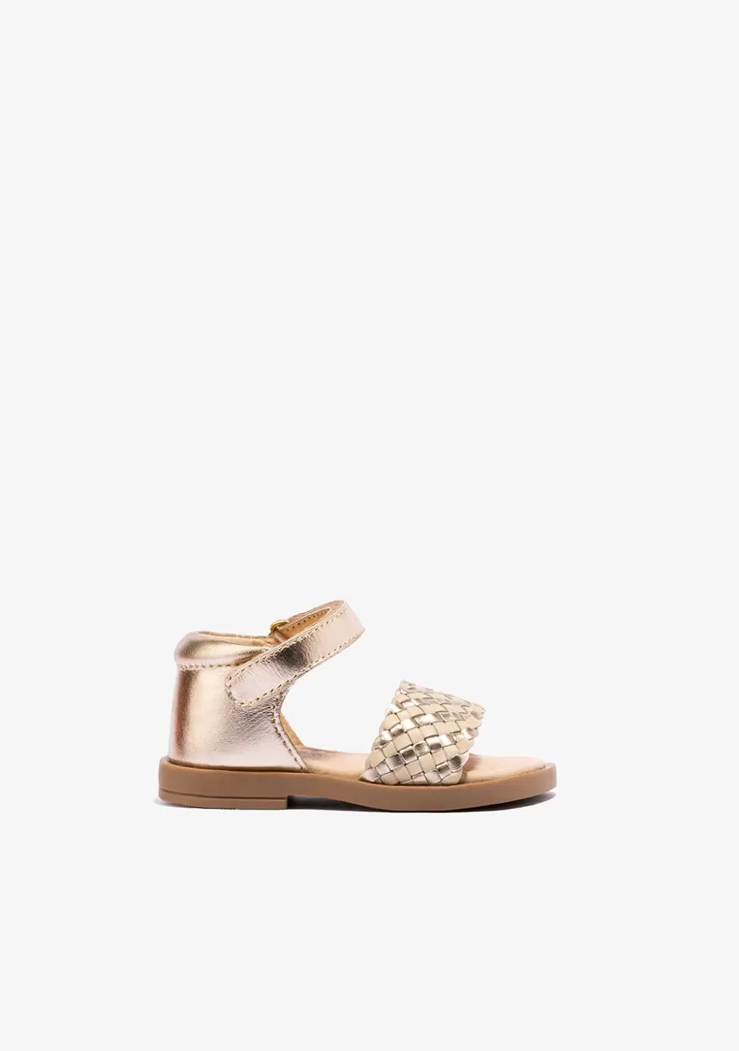 Clearance Sandalias De Bebé Napa Oro Beige Sandalias | Zapatos De Ceremonia