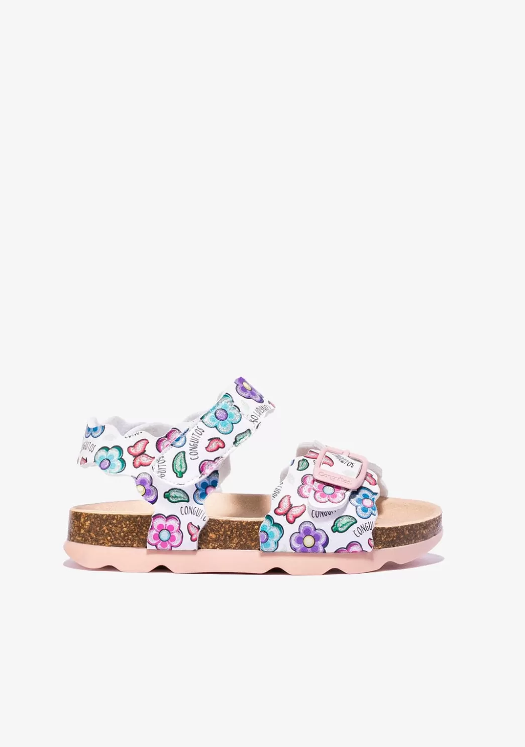 Cheap Sandalias De Niña Bio Flores Blanco Sandalias Bio | Sandalias