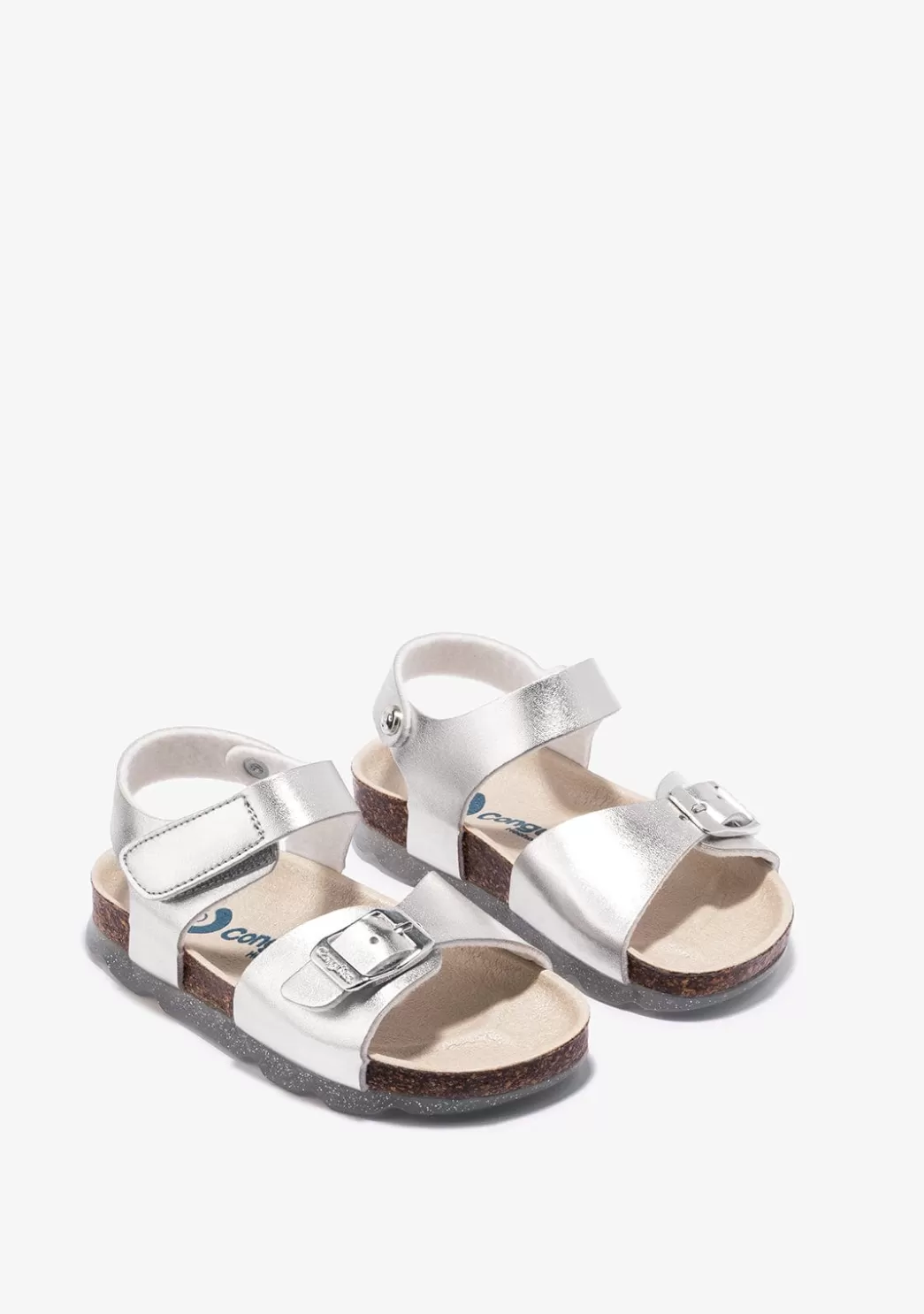 Cheap Sandalias De Niña Bio Metalizado Plata Sandalias Bio | Sandalias