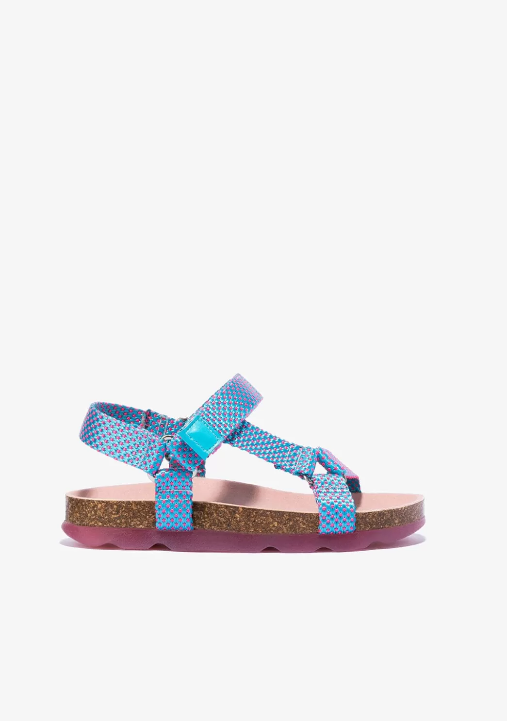 Flash Sale Sandalias De Niña Bio Turquesa Fucsia B&W Sandalias | Sandalias Bio