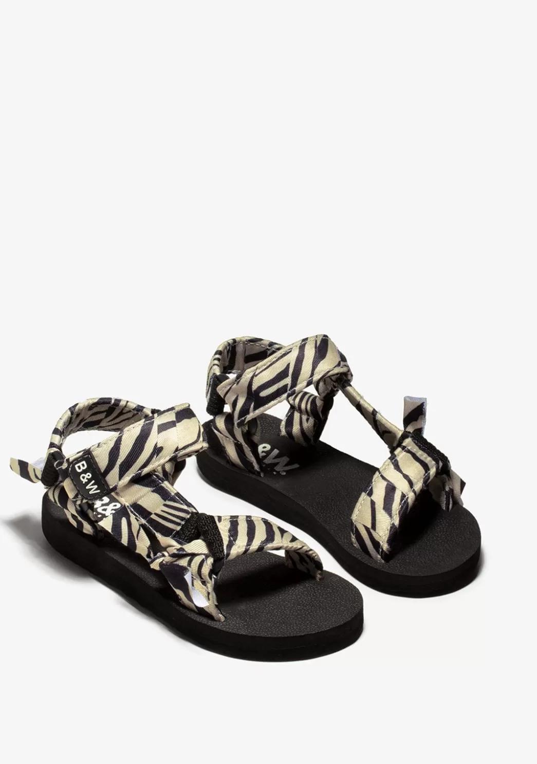 Flash Sale Sandalias De Niña Cebra B&W Sandalias | Sandalias