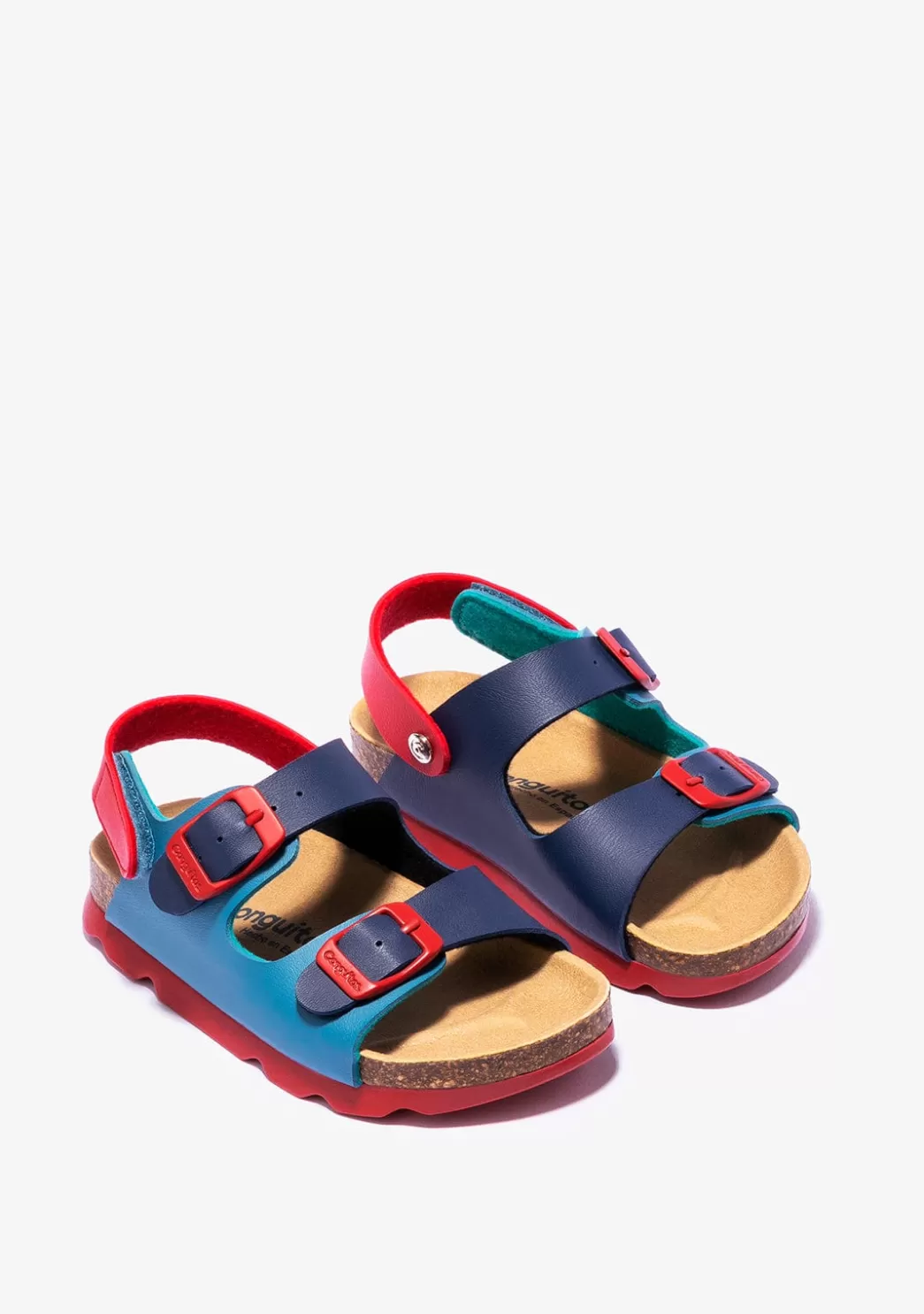 Outlet Sandalias De Niño Bio Azul Multicolor Sandalias | Sandalias Bio