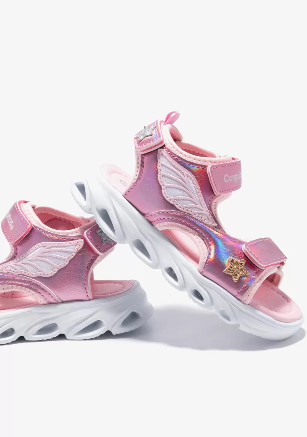 Flash Sale Sandalias Deportivas Con Luces Rosa Sandalias | Zapatillas Con Luces