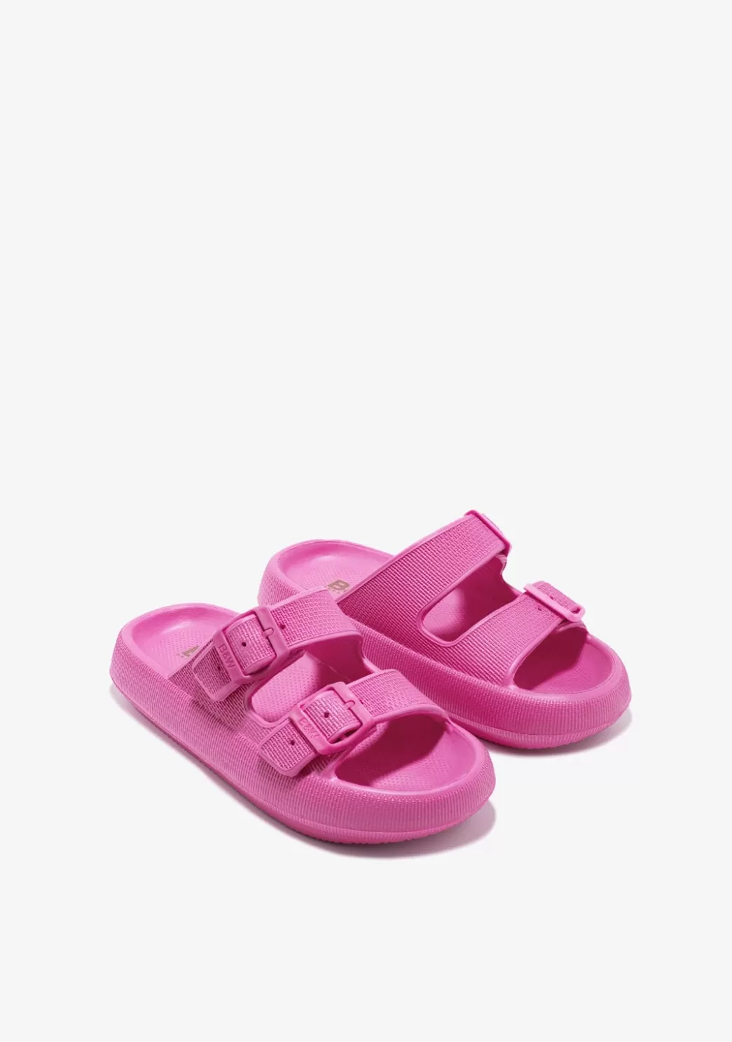 Store Sandalias Doble Hebilla Bio Fucsia Sandalias | Sandalias