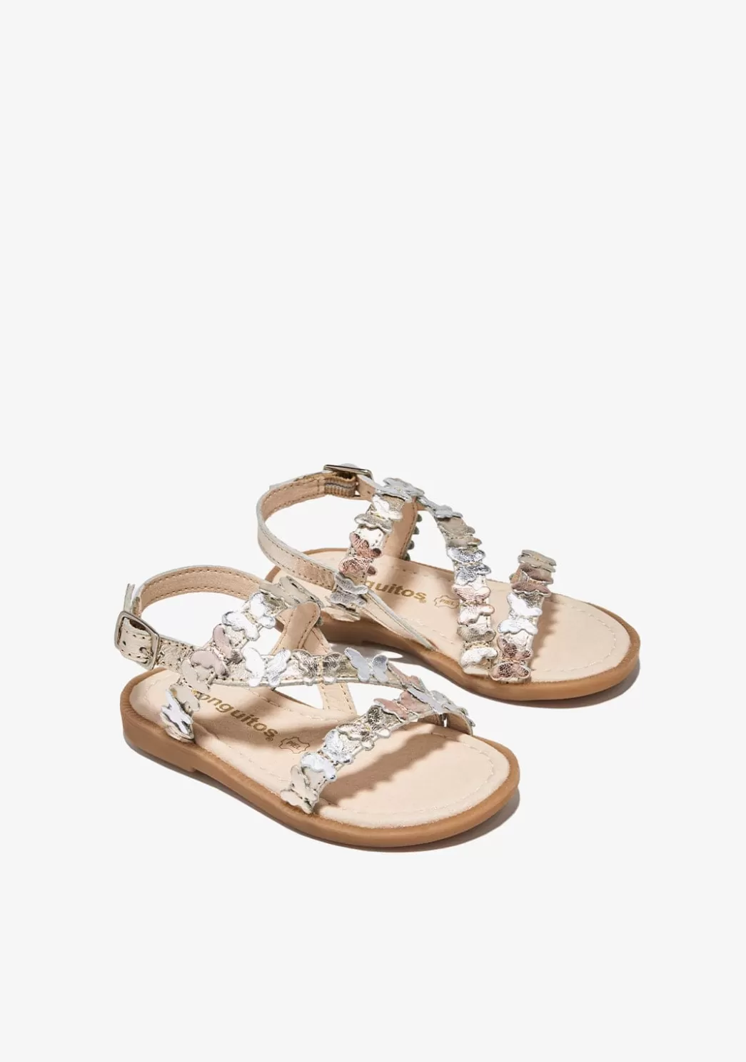 Shop Sandalias Mariposa Plata Sandalias | Zapatos De Ceremonia