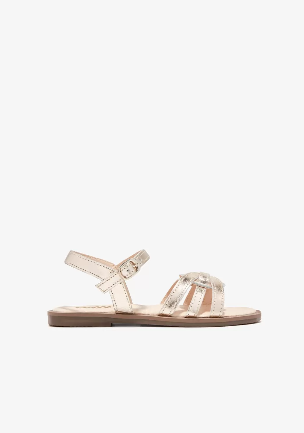 Flash Sale Sandalias Nudo Oro B&W Sandalias | Sandalias