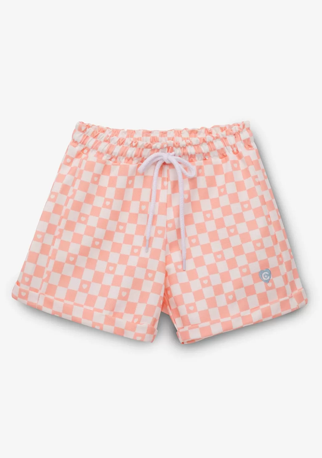 Best Short Niña Cuadros Naranja Shorts