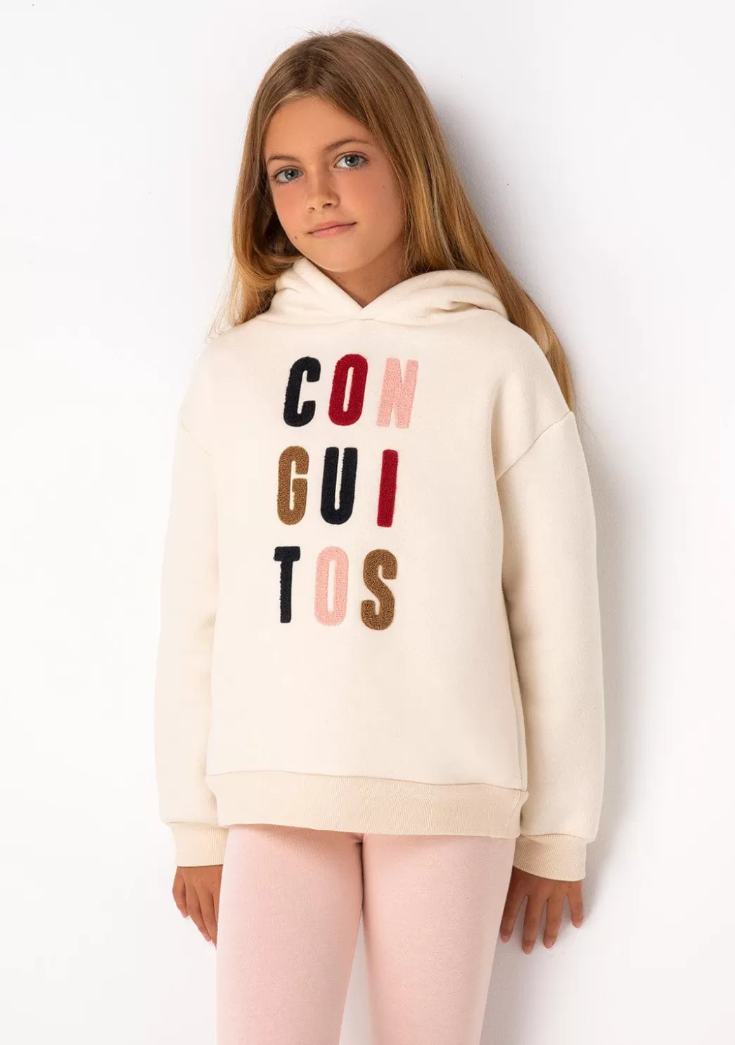 Best Sale Sudadera De Niña Beige Sudaderas