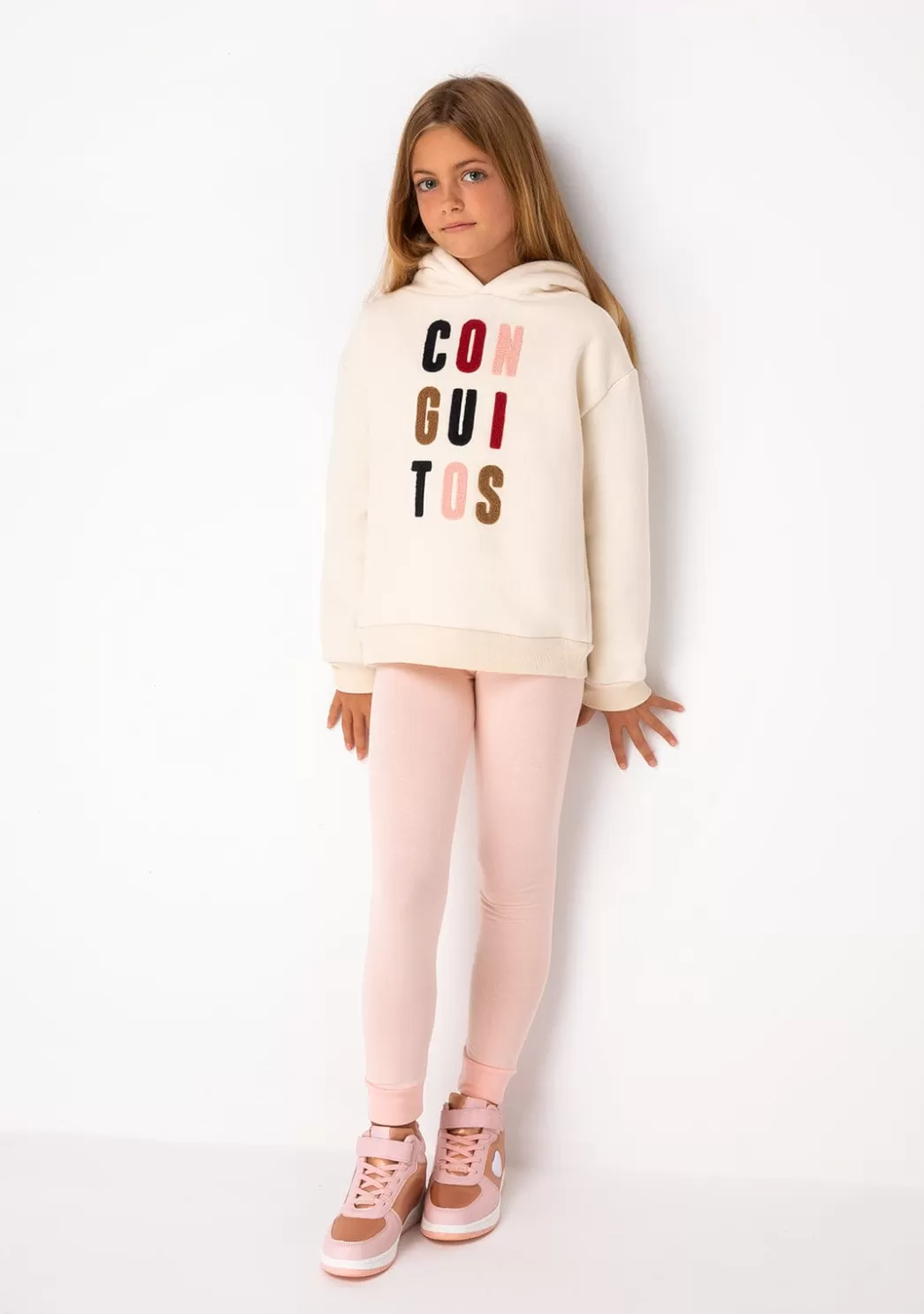 Best Sale Sudadera De Niña Beige Sudaderas