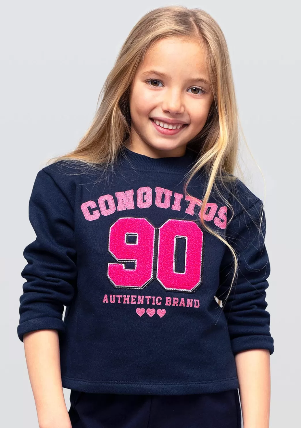 Fashion Sudadera De Niña Marino Camisetas | Sudaderas