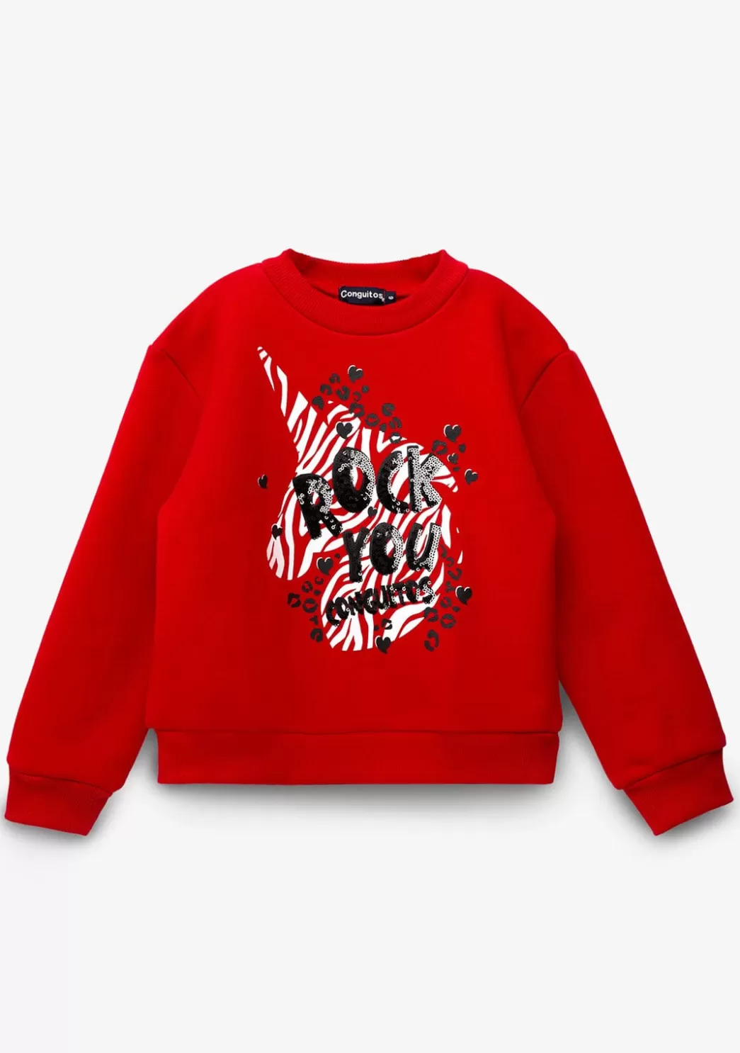 Best Sudadera De Niña Unicornio Rojo Sudaderas