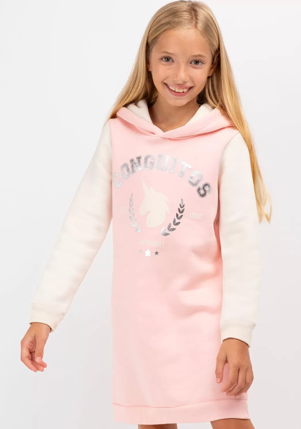 Best Sale Vestido Sudadera De Niña Unicornio Rosa Vestidos Sudadera | Vestidos