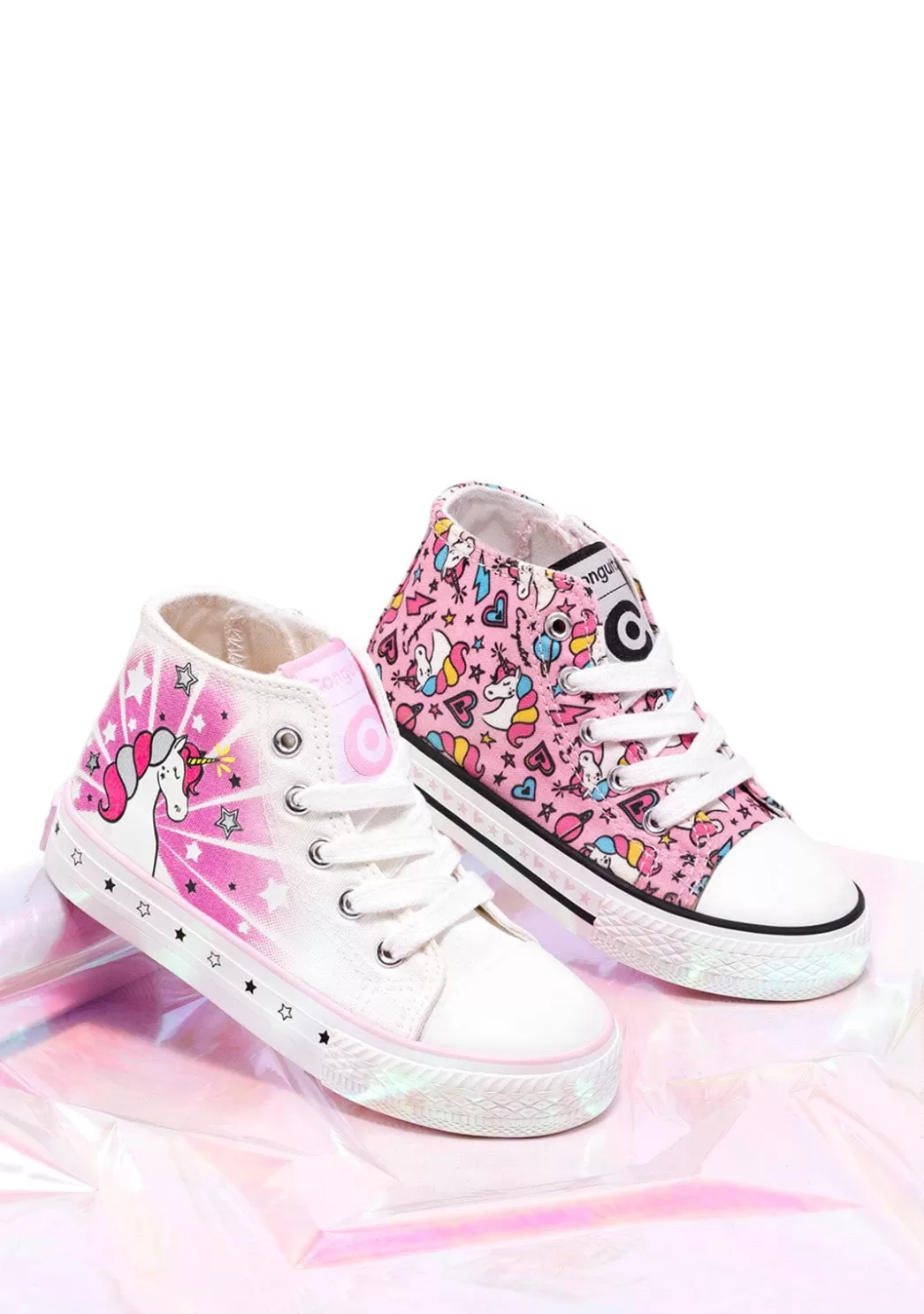 zapatillas_altas_de_nia_cordones_unicornio_lona_rosa_5.webp Hot Zapatillas Altas De Niña Cordones Unicornio Lona Rosa Zapatillas