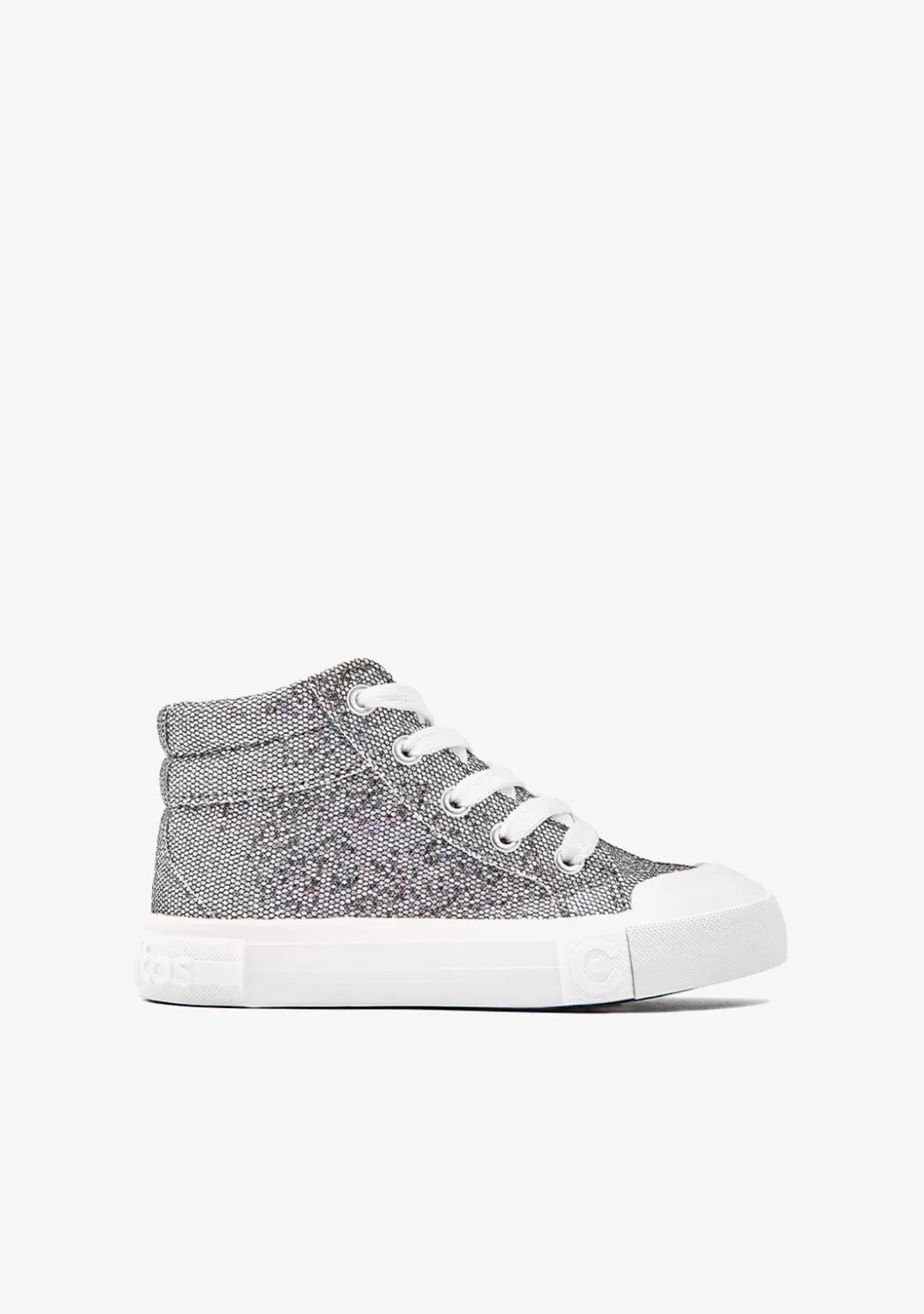 Shop Zapatillas Altas Glitter Plomo Zapatillas | Zapatillas