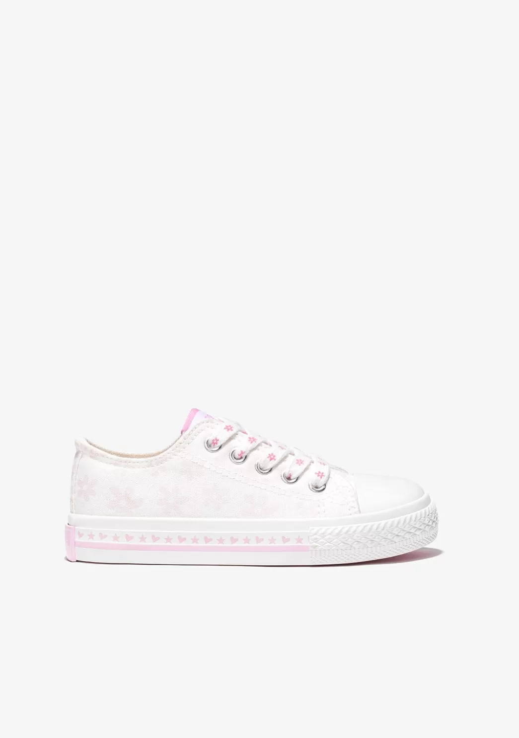 Best Sale Zapatillas De Niña Solar Lona Blanco Zapatillas