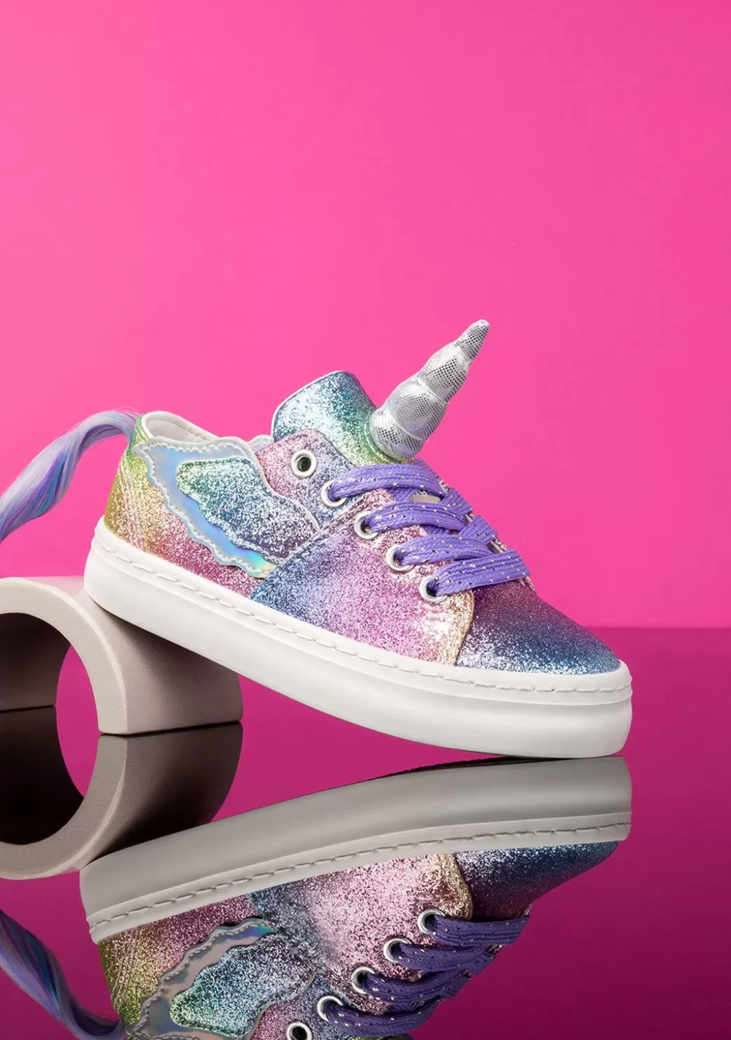 Best Sale Zapatillas De Niña Unicornio Glitter Multicolor Zapatillas